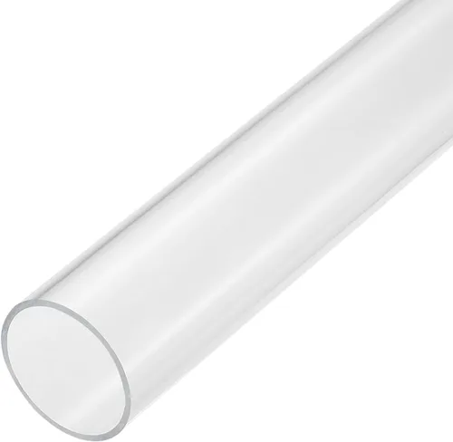Miniatura 8 de MECCANIXITY Tubo de acrílico transparente rígido redondo 214mm(8.4") DI 220mm(8.7") DE 14" para lámparas y linternas, sistema de refrigeración por