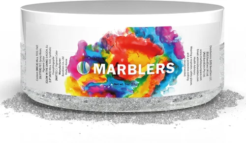Miniatura 12 de MARBLERS - Polvo de mica de grado cosmético, nacarado, no tóxico, vegano, libre de crueldad, sombra de ojos, esmalte de uñas, arte de uñas, [Gris]