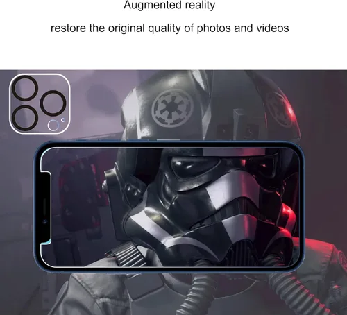 Miniatura 5 de Ailun - Protector de lente de cámara para iPhone 13 Pro y iPhone 13 Pro Max, vidrio templado, dureza 9H, ultra HD, antiarañazos, fácil de instalar