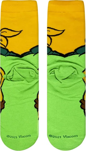 Miniatura 6 de Odd Sox, Nickelodeon TMNT Teenage Mutant Ninja Turtles, 90's Cartoon, Fun Socks