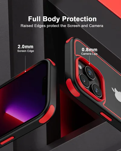 Miniatura 4 de Mobnano Funda transparente para iPhone 11, con protección multicolor a prueba de golpes, no amarillenta, anti arañazos, parte trasera