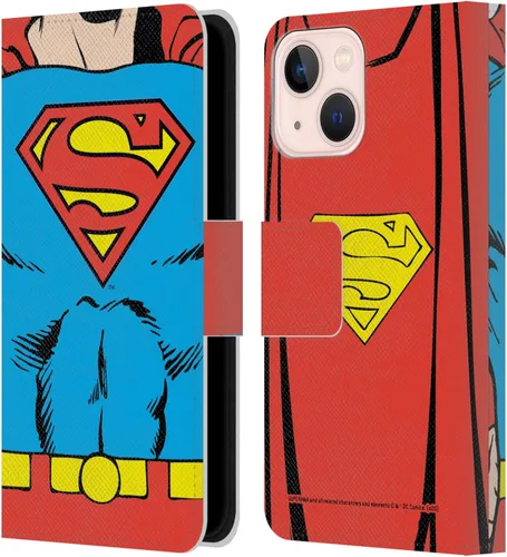 Miniatura 127 de Head Case Designs Funda de piel con licencia oficial de Superman DC Comics con logotipos negros y rojos compatible con Apple iPhone 11