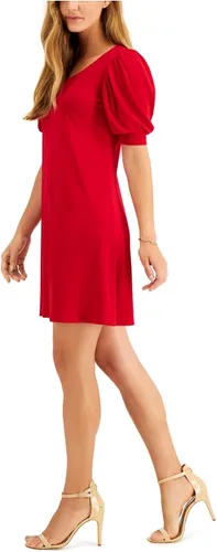 Miniatura 3 de MSK Vestido tubo de punto con mangas abullonadas para mujer