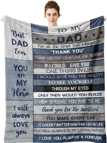 Miniatura 9 de Regalos Yamco para Papá - Mantas del Día del Padre 50"x40" - Ideas Geniales y Divertidas para el Día del Padre, Navidad y Cumpleaños - Regalos