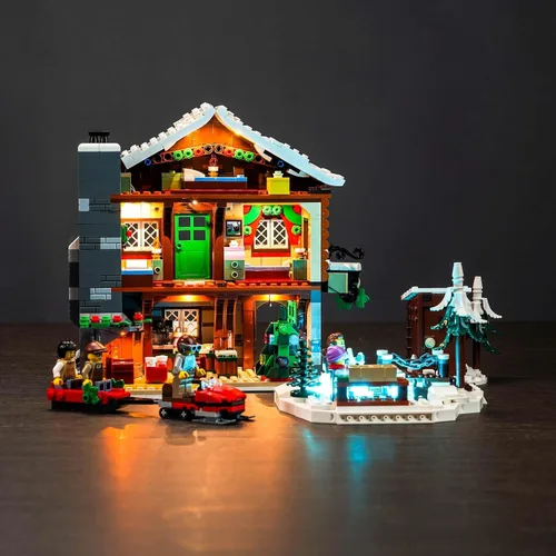 Miniatura 3 de VONADO Kit de luz LED para Lego Alpine Lodge 10325 Christmas Winter Village para adultos (solo luces, sin modelos)