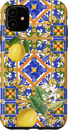 Miniatura 8 de Sicilian,Italian,Summer,Tiles,Citrus,Mosaic,Majolica Art Case for iPhone 17