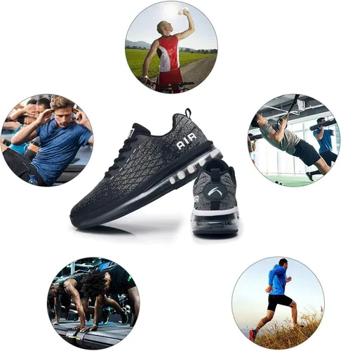 Miniatura 7 de Azooken Calzado deportivo para hombre, tenis transpirable y ligero