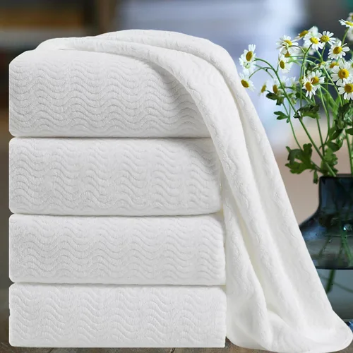 Miniatura 25 de Smuge Juego de toallas de baño texturizadas ultrasuaves de 8 piezas para baño, ducha, piscina, cocina, secado rápido, ligeras y altamente