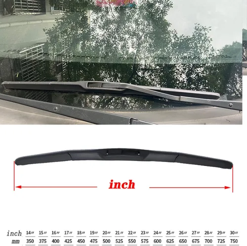 Miniatura 4 de Limpiaparabrisas delantero para Nissan Micra March K13 2010-2020, 21 pulgadas, 14 pulgadas, 12 pulgadas, limpiaparabrisas delantero y trasero