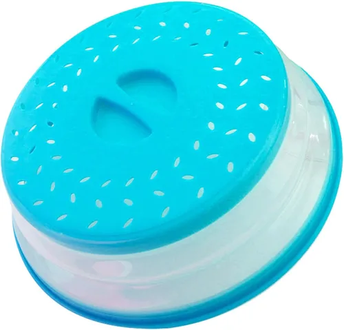 Miniatura 13 de Cubierta plegable contra salpicaduras para microondas, 10.5 pulgadas, apta para lavavajillas, cubierta de placa para microondas con ventilación