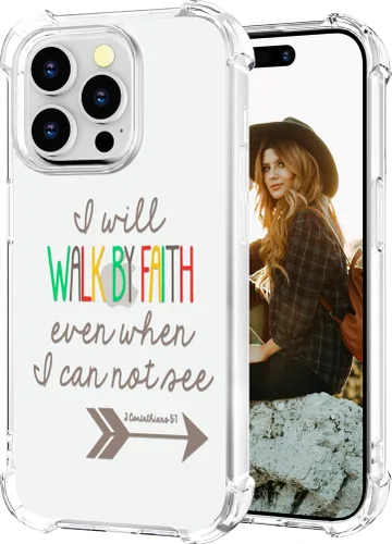 Miniatura 55 de Hungo Funda compatible con iPhone 15 Plus para mujer, diseño floral transparente, lindo, flor azul rosa Rosas Azules