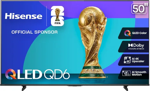 Miniatura 23 de Hisense Serie QD6 de 43 pulgadas (43QD6QF, modelo 2025) QLED 4K UHD Smart Fire TV, control remoto por voz con Alexa, Dolby Vision, Dolby Atmos