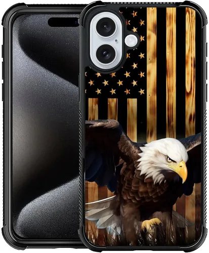 Miniatura 23 de Funda compatible con iPhone 12 Mini, fundas para mujeres y niñas, a prueba de golpes, antiarañazos, Betsy Ross de 13 estrellas, bandera Betsy Ross