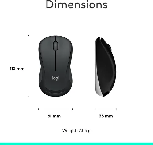Miniatura 15 de Logitech MK540 Combo avanzado de teclado y mouse inalámbricos para Windows, receptor USB unificador de 2.4 GHz, teclas de acceso rápido multimedia