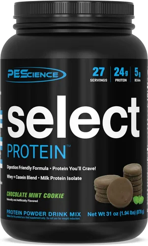 Miniatura 37 de PEScience Select Protein Powder, mezcla de suero y caseína, proteína limpia en polvo para mujeres y hombres, baja en calorías, baja
