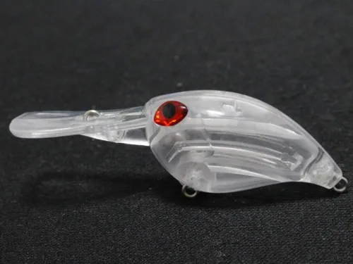 Miniatura 39 de 10 Señuelo en Blanco sin Pintar Minnow Crankbait de Agua Superior sin Labios Jerkbait Señuelos de Pesca UPM760P10