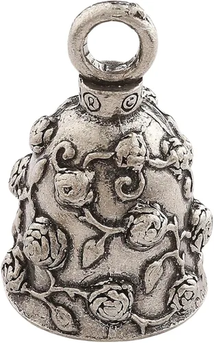 Miniatura 16 de Guardian Bell Sentiment Bell con llavero y bolsa de terciopelo negro Campana de motocicleta Peltre sin plomo Fabricado en Estados Unidos