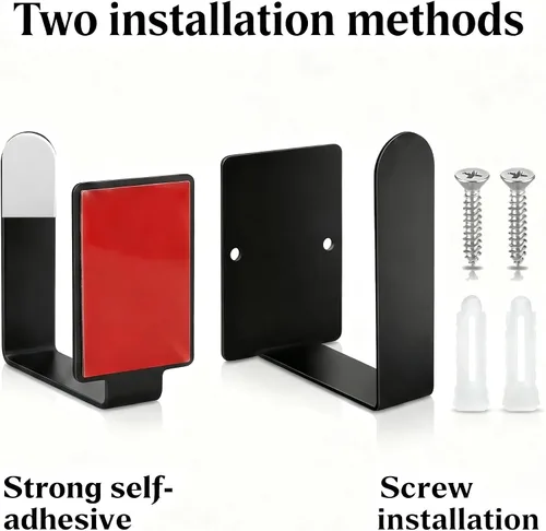 Miniatura 2 de Soporte para tapa de olla de acero inoxidable montado en la pared 3M, autoadhesivo, también para soporte de báscula de baño y tabla de cortar