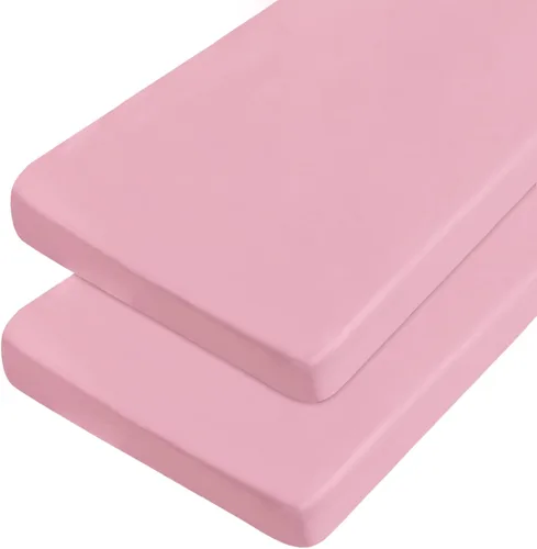 Miniatura 16 de Sábanas de cuna de 30" x 80", sábana ajustada de tamaño de cuna con cama estrecha/litera de campamento/camas para invitados/camping/remolques de Gris