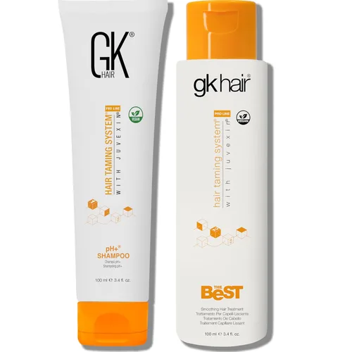 Miniatura 11 de GK HAIR Global Keratin El mejor kit de tratamiento de queratina alisadora (3.4 onzas líquidas/3.4 fl oz) Complejo brasileño profesional alisado