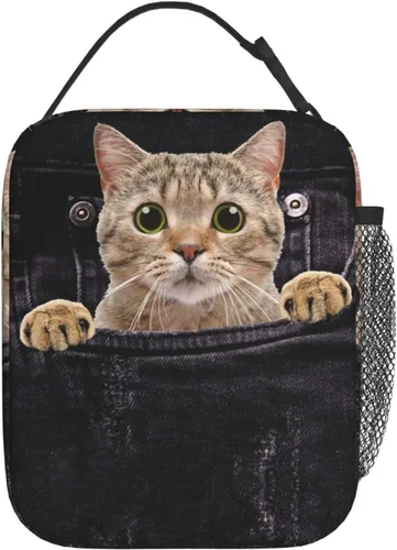 Miniatura 16 de YETTA YANG Fresco videojuego divertido portátil bolsa de almuerzo aislada caja de almuerzo reutilizable bolsas para mujeres hombres trabajo picnic