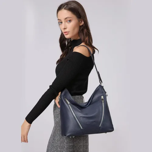 Miniatura 2 de BOSTANTEN Bolso de cuero para mujer, diseño de bolsos de hombro, Hobo