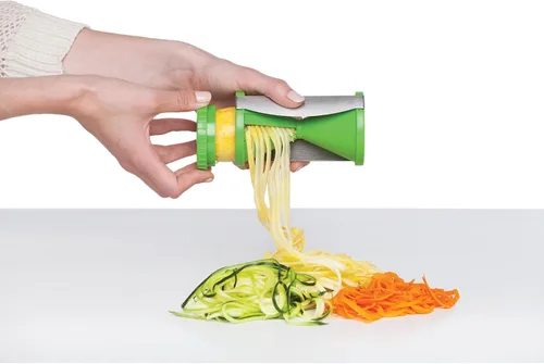 Miniatura 2 de HIC Kitchen Cortadora de verduras en espiral, cuchillas de acero inoxidable 18/8