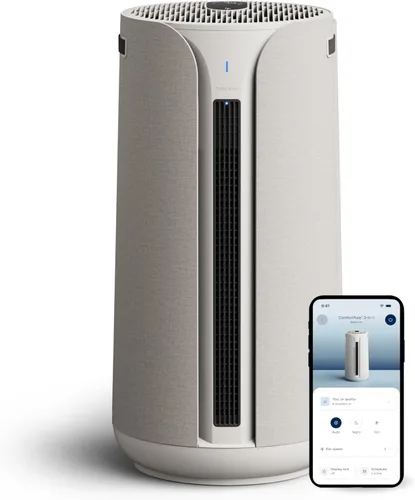 BLUEAIR ComfortPure - Purificador de aire 3 en 1 más potente de refrigeración, calefacción, purificador de aire, HEPASilent para el hogar, mascotas,
