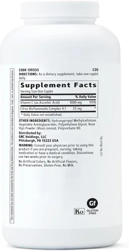 Miniatura 2 de GNC Vitamina C 1000 mg, 90 comprimidos, proporciona apoyo inmunológico