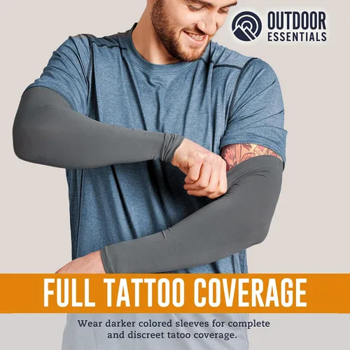 Miniatura 35 de Mangas de compresión de enfriamiento para hombres y mujeres, con protección solar UV UPF 50, paquete múltiple, mangas protectoras de brazos