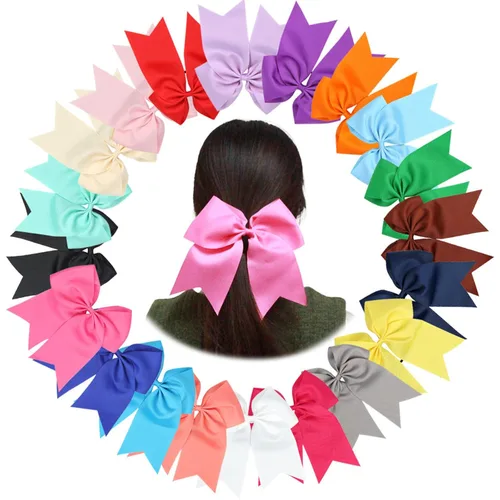 Miniatura 3 de Clip de lazo grande para el cabello para mujeres, adolescentes y niñas, accesorios para el cabello con lazo para el cabello grande, horquilla (rosa)