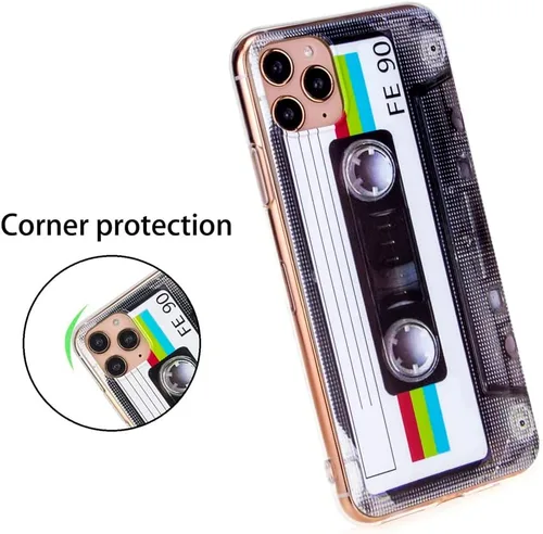 Miniatura 2 de FAteam - Funda para iPhone 11 Pro Max, acabado mate, resistente, suave, con esquinas reforzadas, TPU suave, parachoques suave, funda de cassette