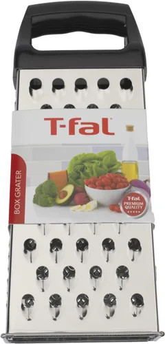 Rallador de caja de acero inoxidable (9 x 4 x 3 pulgadas), afeitadora de mano de 4 caras, rallador y rebanador, ideal para queso parmesano,