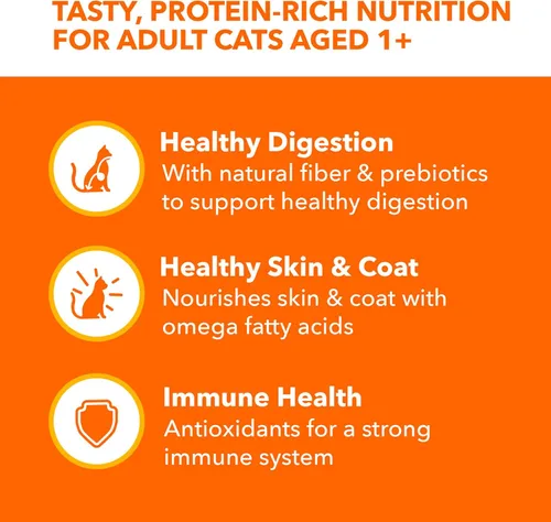 Miniatura 3 de IAMS Perfect Portions - Paquete variado de alimento húmedo para gatos adultos de interior, cortes en salsa, recetas de salmón y atún, 2.6 oz.