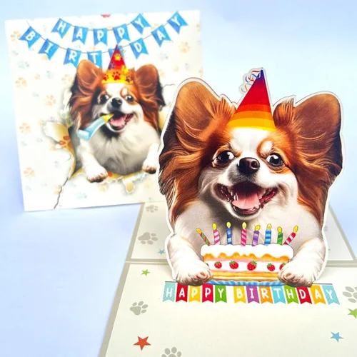Miniatura 19 de Tarjeta de cumpleaños de perro Beagle 3D emergente – Felicitación de feliz cumpleaños para los amantes de los perros – Tarjeta desplegable