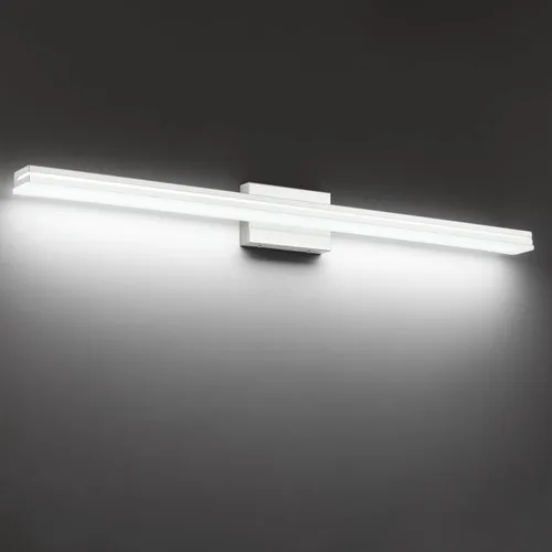 Miniatura 38 de SineRise Barra de Luz LED Moderna para Tocador de Baño de 16 Pulgadas, Accesorios de Iluminación de Pared de Baño Modernos de Acrílico Cromado Sobre
