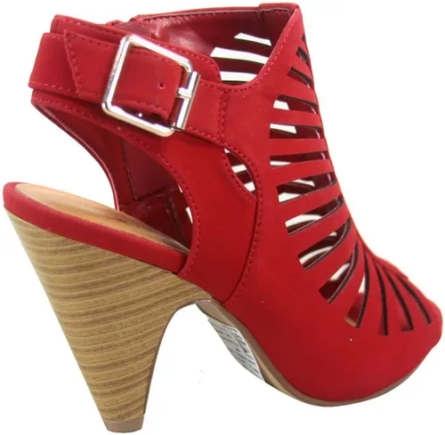 Miniatura 3 de FZ-Shaky-s - Sandalias de tacón grueso para mujer, con tiras y puntera abierta