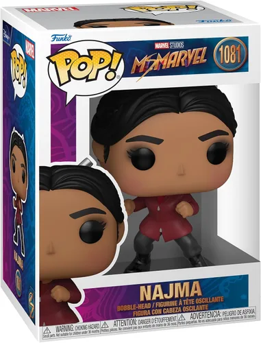 Funko Pop Television: Ms. Marvel - Najma - Figura de vinilo coleccionable - Idea de regalo - Producto oficial - Juguetes para niños y adultos - Fans