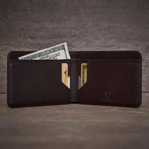 Miniatura 5 de Vaultskin MANHATTAN - Cartera plegable minimalista delgada y tarjetero de crédito con bloqueo RFID e ideal para bolsillo frontal