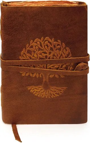 Miniatura 44 de Diario de cuero para mujeres y hombres, 200 páginas, 5 x 7 pulgadas, regalos para mujeres, diario de viaje, cuaderno de mujer, marcador de 7 chakras