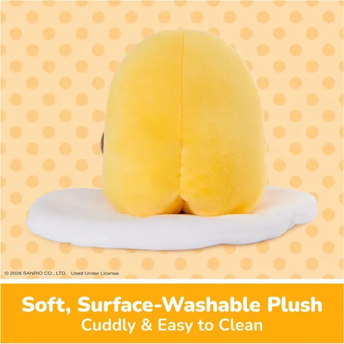 Miniatura 4 de GUND Sanrio Gudetama - Animal de peluche Lazy Egg, juguete de peluche Shakipiyo Chick para niños de 1 año en adelante, 5