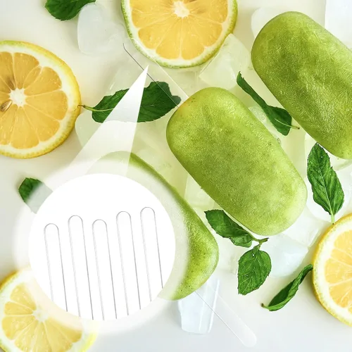 Miniatura 4 de 20 palitos de paletas acrílicas reutilizables de 4.5 pulgadas para hacer paletas de hielo, pasteles y manualidades de desierto de caramelo