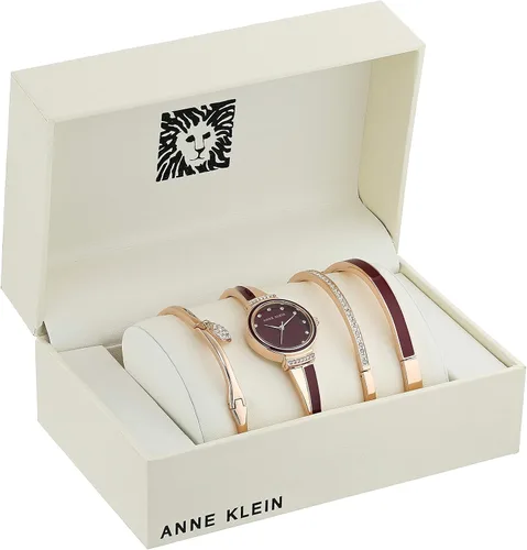 Miniatura 2 de Anne Klein Women's Premium Crystal Accented Bangle Watch Set