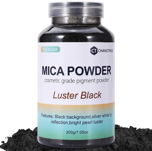 Miniatura 17 de CHANGTIKEJI Polvo de Mica ，100 Colores - 10g/Botella de Pigmento Natural para Resina Epóxica，Brillo de Labios，Sombra de Ojos,Ambientadores