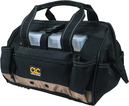 Miniatura 4 de CLC Custom Leathercraft 1533 - Bolsa de mano de 12 pulgadas con bandeja superior de plástico