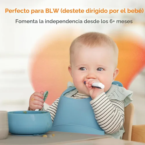 Miniatura 3 de NumNum Juego de Cucharas para Bebé, Baby Essentials Pre-Cuchara GOOtensils para 6+ Meses, Cucharas de Autoalimentación de Primera Etapa para Destete