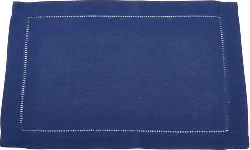 Miniatura 100 de SARO LIFESTYLE Servilleta de cóctel con borde cosido (juego de 12), negro, 6"x6