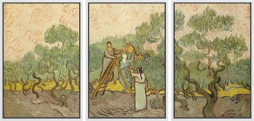 Miniatura 30 de Lienzo decorativo para pared - cuadro con estampado Giclée para decoración del hogar Noche estrellada sobre el Ródano