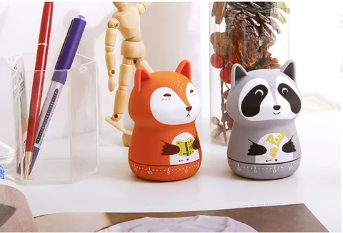 Miniatura 4 de Ctue - Temporizador de cocina Mechanicall para niños, temporizador de cuenta regresiva de 60 minutos para cocinar, bancario, aula, hogar, estudio