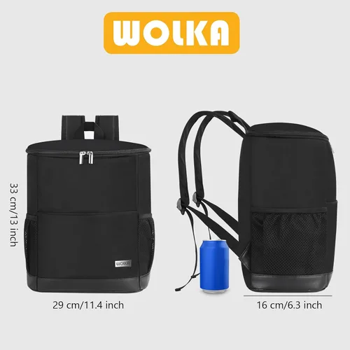 Miniatura 5 de Mochila Nevera Aislada para Exteriores - Mochila Nevera a Prueba de Fugas 30 Latas, Bolsa Nevera Impermeable Ligera para Retención de Calor/Frío